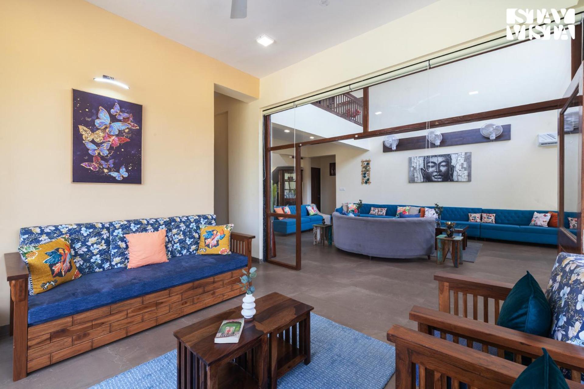Stayvista'S Hillside Meadows - Mountainside Retreat With Farm View, Pool & Deck, Lawn & Gazebo Chinchavli ภายนอก รูปภาพ